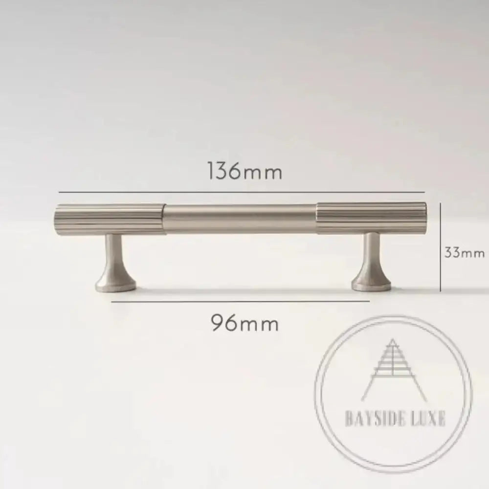 Cabinet Knobs & Handles Bayside Luxe - Hawthorn Brushed Nickel Cabinetry Handles