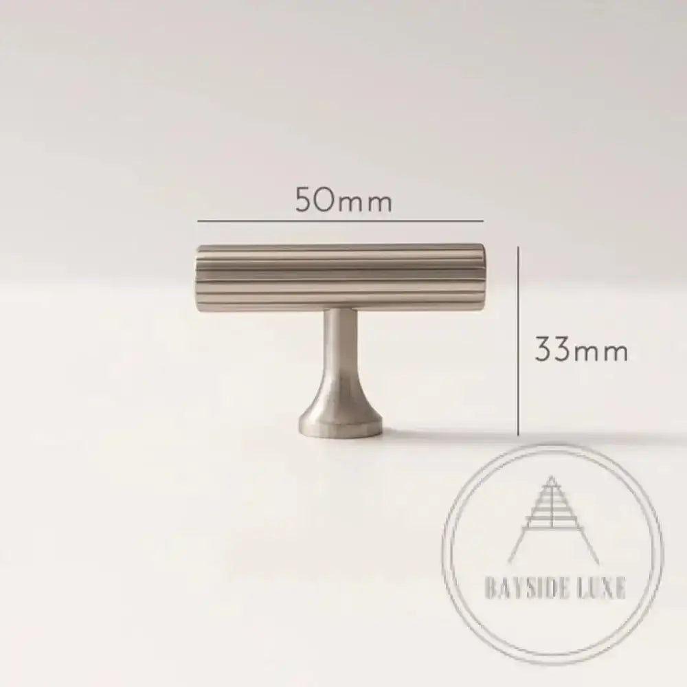 Cabinet Knobs & Handles Bayside Luxe - Hawthorn Brushed Nickel Cabinetry Handles