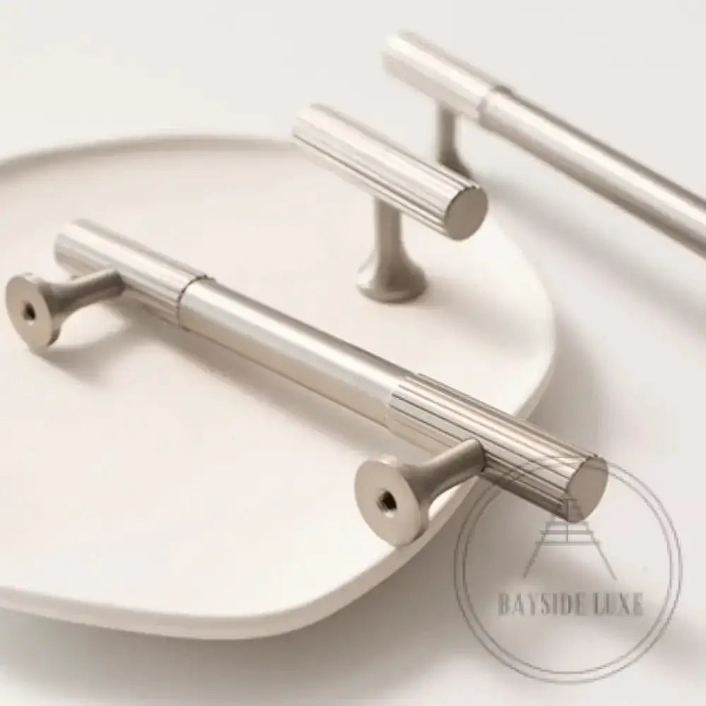 Cabinet Knobs & Handles Bayside Luxe - Hawthorn Brushed Nickel Cabinetry Handles