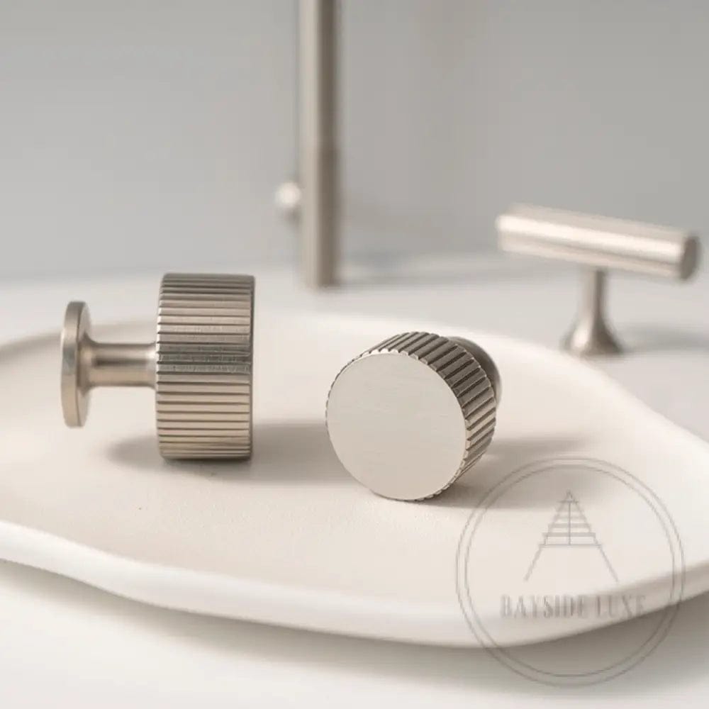 Cabinet Knobs & Handles Bayside Luxe - Hawthorn Brushed Nickel Cabinetry Handles