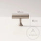 Cabinet Knobs & Handles Bayside Luxe - Hawthorn Brushed Nickel Cabinetry Handles