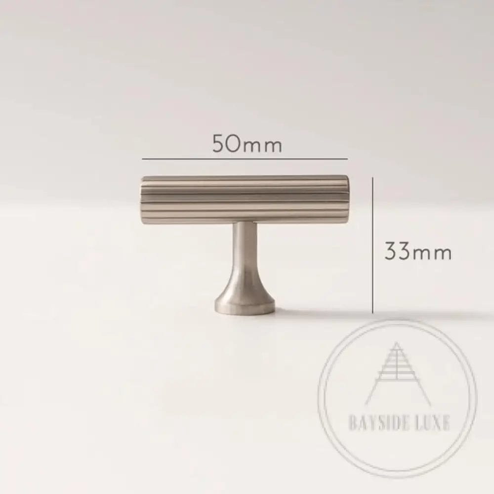 Cabinet Knobs & Handles Bayside Luxe - Hawthorn Brushed Nickel Cabinetry Handles