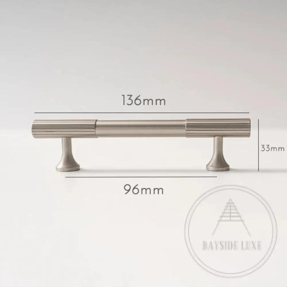 Cabinet Knobs & Handles Bayside Luxe - Hawthorn Brushed Nickel Cabinetry Handles