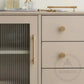 Cabinet Knobs & Handles Bayside Luxe - Hawthorn Satin Brass Cabinetry Handles