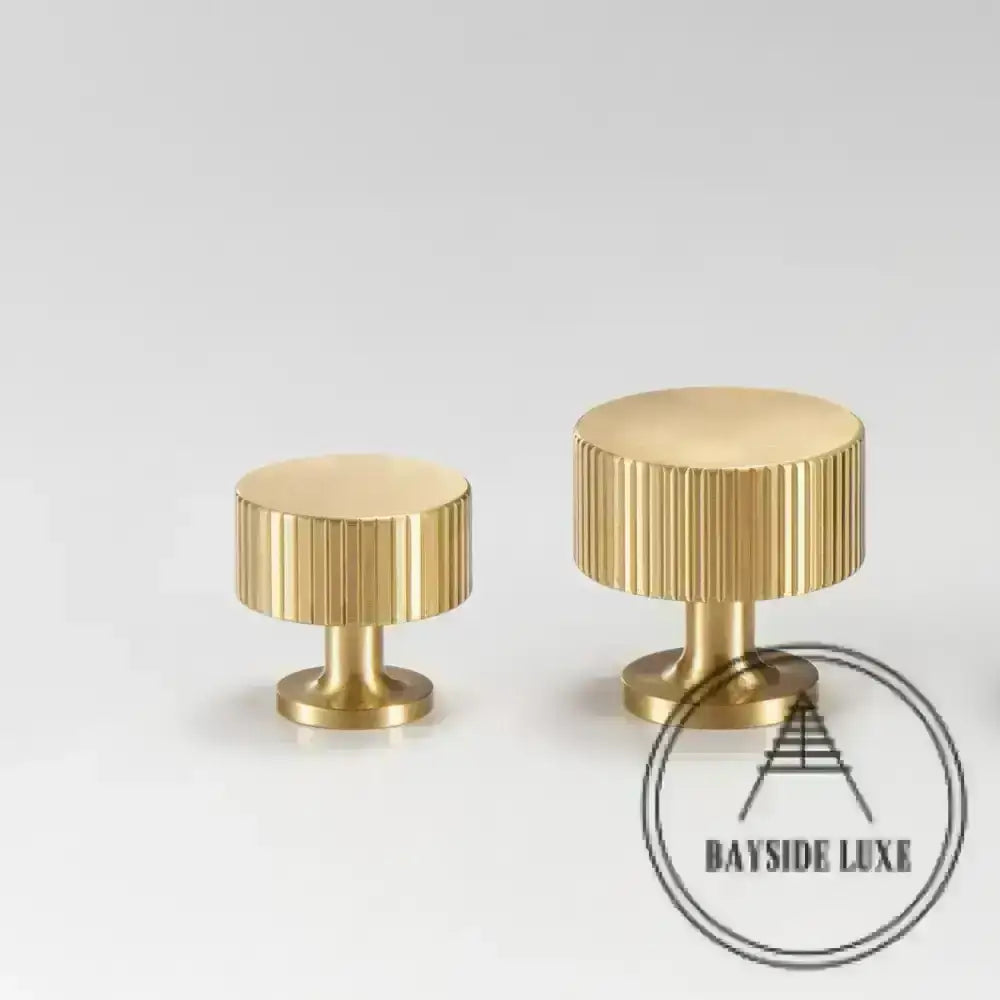 Cabinet Knobs & Handles Bayside Luxe - Hawthorn Satin Brass Knob