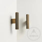 Cabinet Knobs & Handles Bayside Luxe - Kooyong Linear Knurled Antique Brass Cabinetry Handles