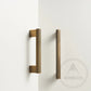 Cabinet Knobs & Handles Bayside Luxe - Kooyong Linear Knurled Antique Brass Cabinetry Handles