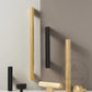 Cabinet Knobs & Handles Bayside Luxe - Kooyong Linear Knurled Black Brass Cabinetry Handles