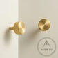 Cabinet Knobs & Handles Bayside Luxe - Kooyong Linear Knurled Satin Brass Cabinetry Handles