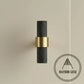 Cabinet Knobs & Handles Bayside Luxe - Mount Eliza Black and Satin Brass Knurled Handles