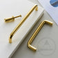 Cabinet Knobs & Handles Bayside Luxe - Nordic Golden Brass Cabinetry Handles