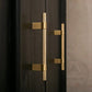 Cabinet Knobs & Handles Bayside Luxe - Scarborough Cross Knurled Handle - Brass