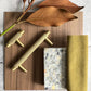 Cabinet Knobs & Handles Bayside Luxe - Sorrento Knurled Brass Handle