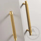 Cabinet Knobs & Handles Bayside Luxe - Sorrento Knurled Brass Handle