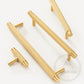 Cabinet Knobs & Handles Bayside Luxe - Sorrento Knurled Brass Handle