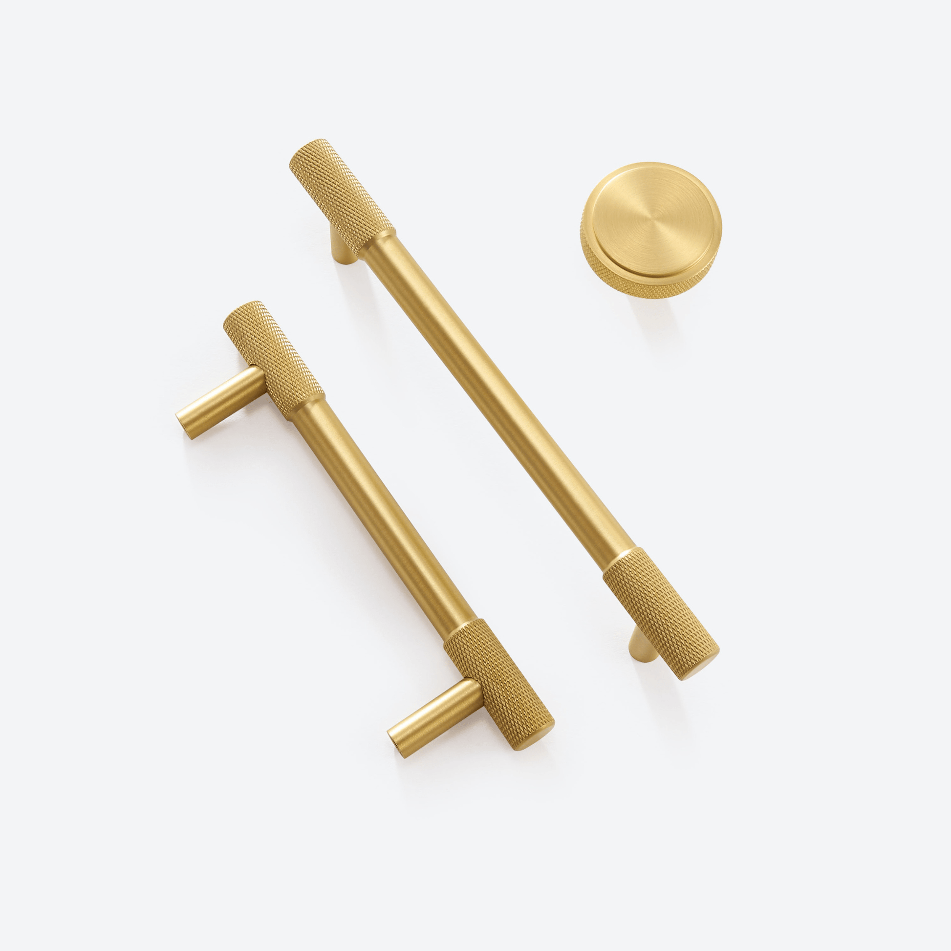 Cabinet Knobs & Handles Bayside Luxe - The Brighton - Brass Luxe Door Handles