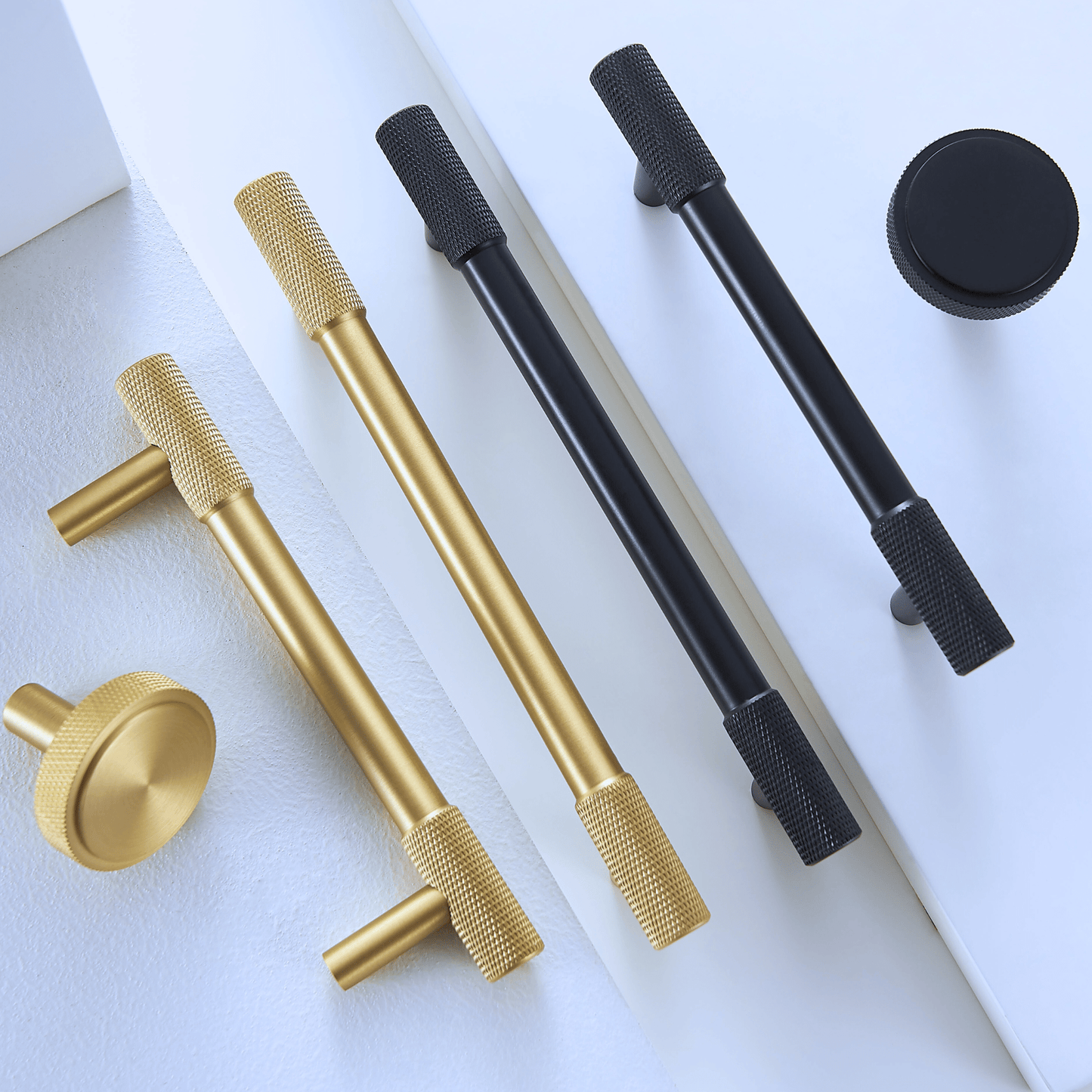 Cabinet Knobs & Handles Bayside Luxe - The Brighton - Brass Luxe Door Handles