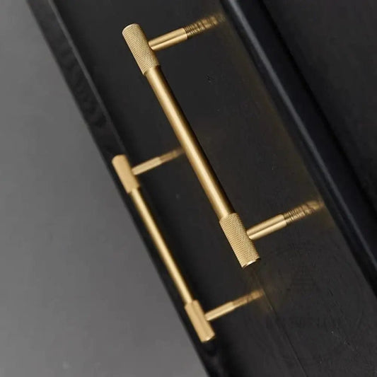 Cabinet Knobs & Handles Bayside Luxe - The Brighton - Brass Luxe Door Handles