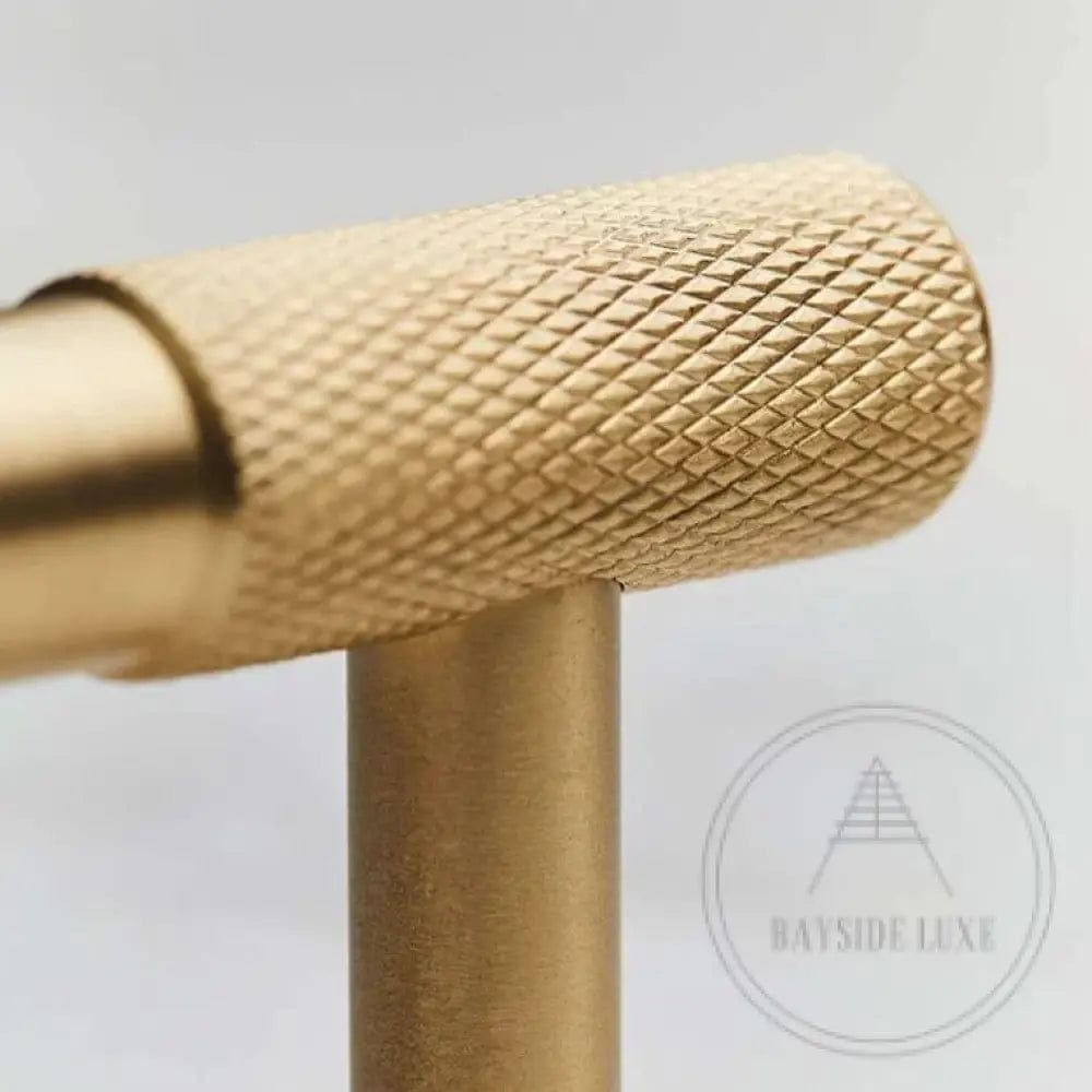 Cabinet Knobs & Handles Bayside Luxe - The Brighton - Brass Luxe Door Handles