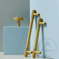 Cabinet Knobs & Handles Bayside Luxe - The Brighton - Brass Luxe Door Handles