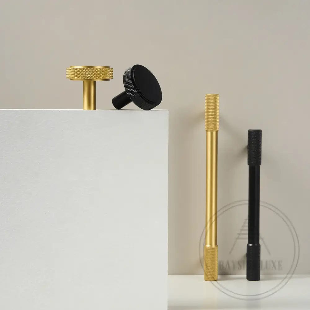 Cabinet Knobs & Handles Bayside Luxe - The Brighton - Brass Luxe Door Handles