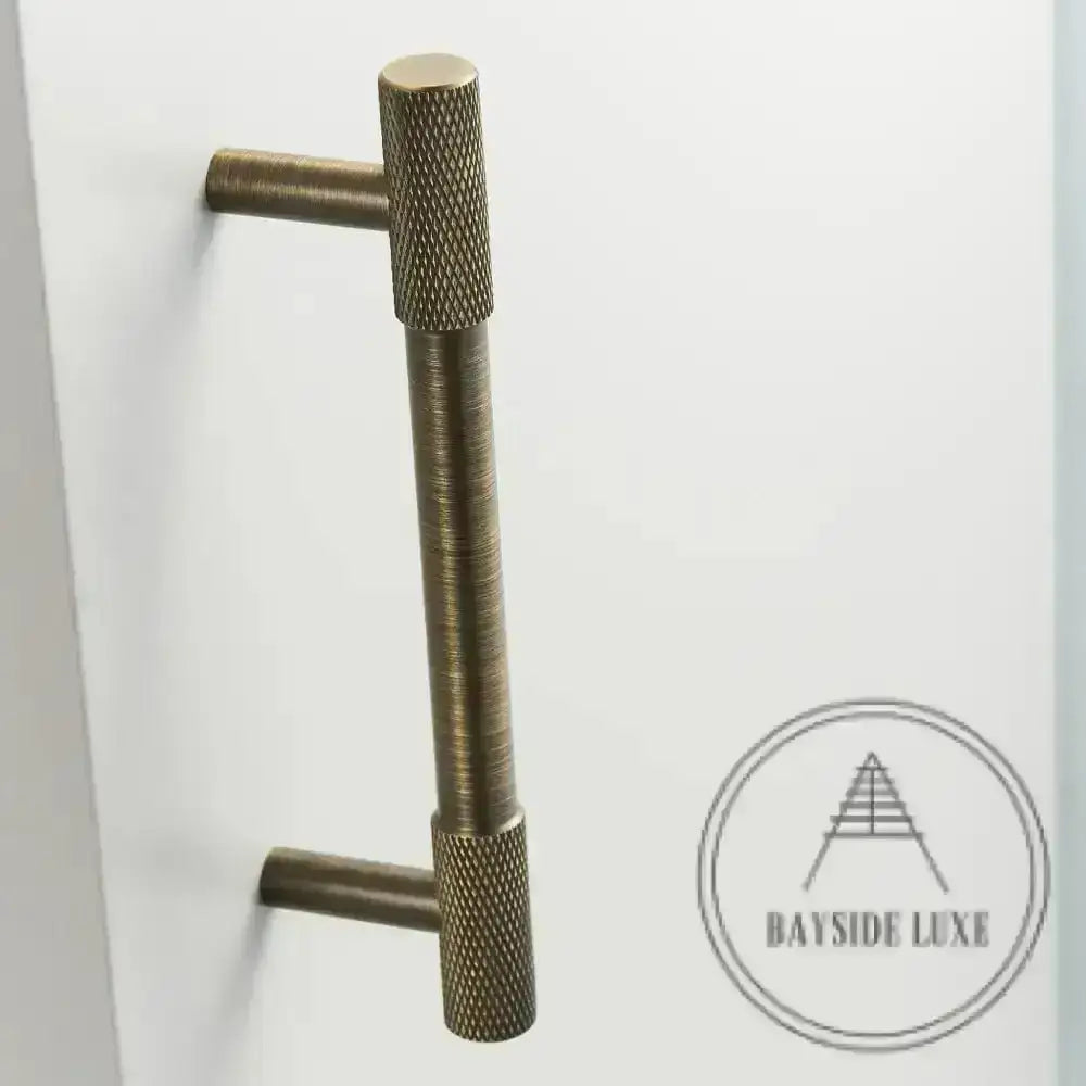 Cabinet Knobs & Handles Bayside Luxe - The Brighton Range - Antique Brass Cabinetry Handles