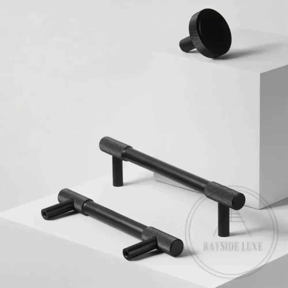 Cabinet Knobs & Handles Bayside Luxe - The Brighton Range  - Black Cabinetry Handles