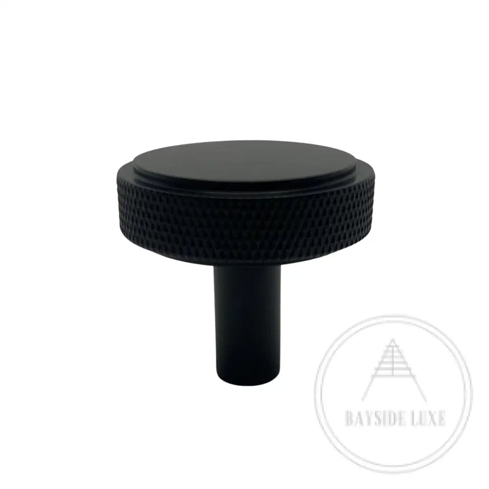 Cabinet Knobs & Handles Bayside Luxe - The Brighton Range - Black Door Knob