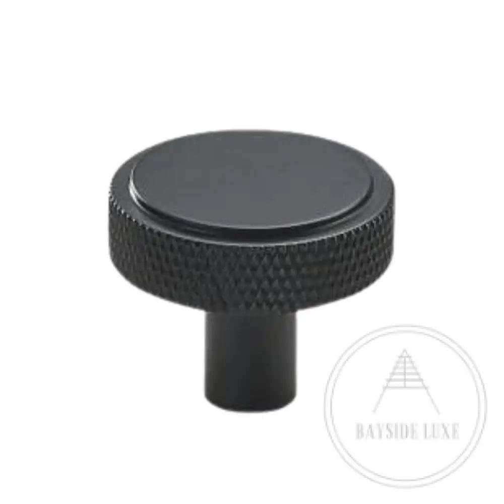 Cabinet Knobs & Handles Bayside Luxe - The Brighton Range - Black Door Knob