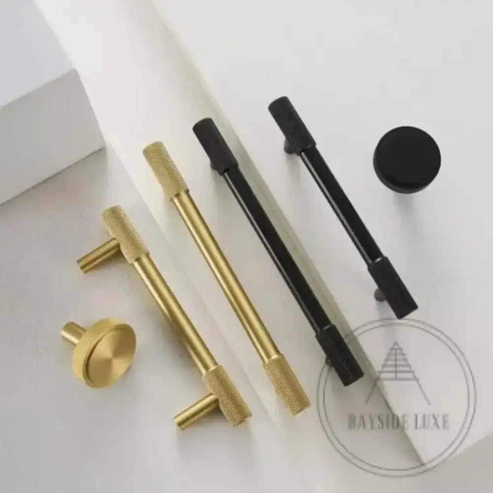 Cabinet Knobs & Handles Bayside Luxe - The Brighton Range - Black Knob