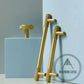Cabinet Knobs & Handles Bayside Luxe - The Brighton Range - Satin Brass Cabinetry Handles