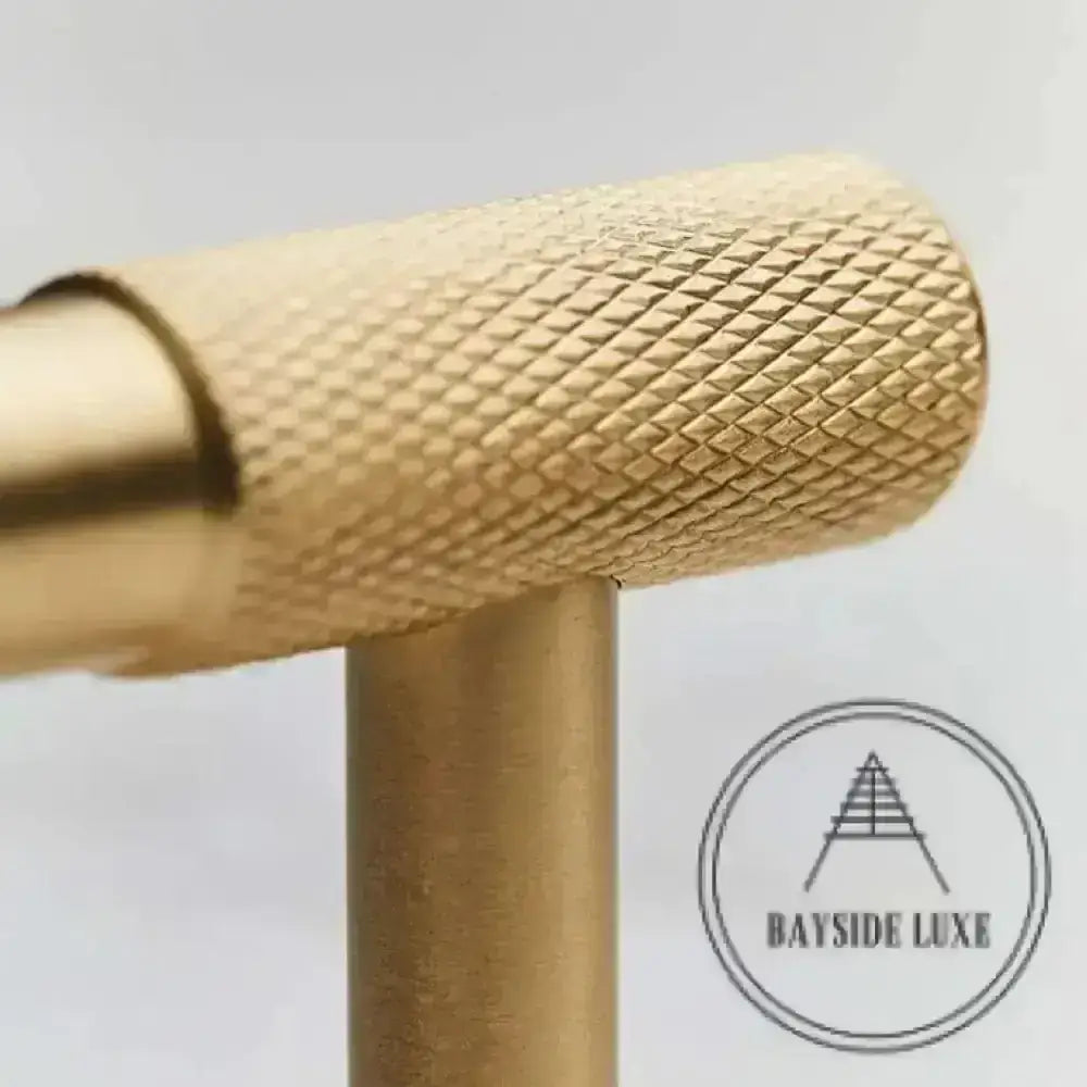 Cabinet Knobs & Handles Bayside Luxe - The Brighton Range - Satin Brass Cabinetry Handles