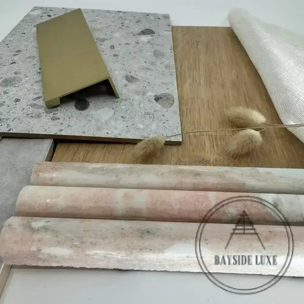 Cabinet Knobs & Handles Bayside Luxe - The Clovelly Solid Satin Brass Lip Pull