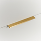Cabinet Knobs & Handles Bayside Luxe - The Clovelly Solid Satin Brass Lip Pull