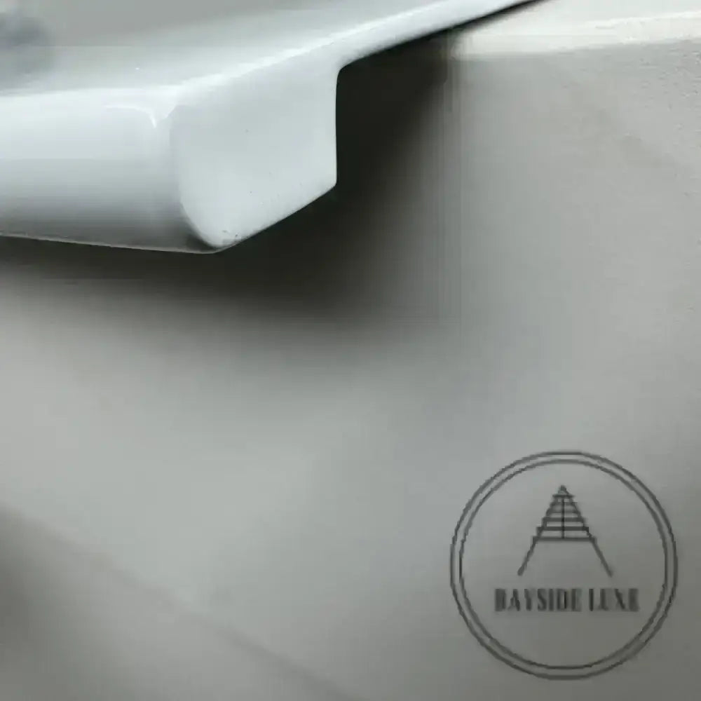 Cabinet Knobs & Handles Bayside Luxe - The Clovelly White Solid Brass Lip Pull