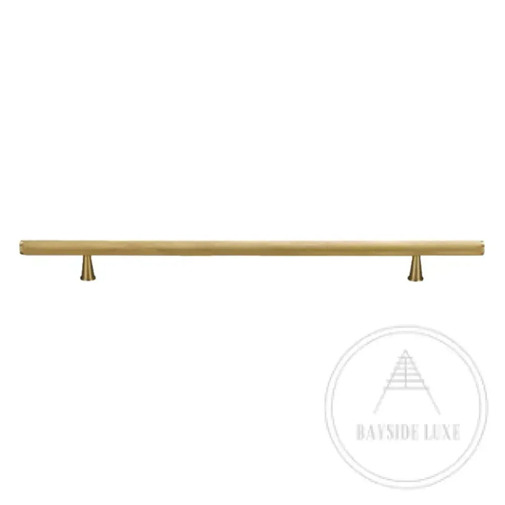 Cabinet Knobs & Handles Bayside Luxe - The Hampton - Long Knurled Door Handle