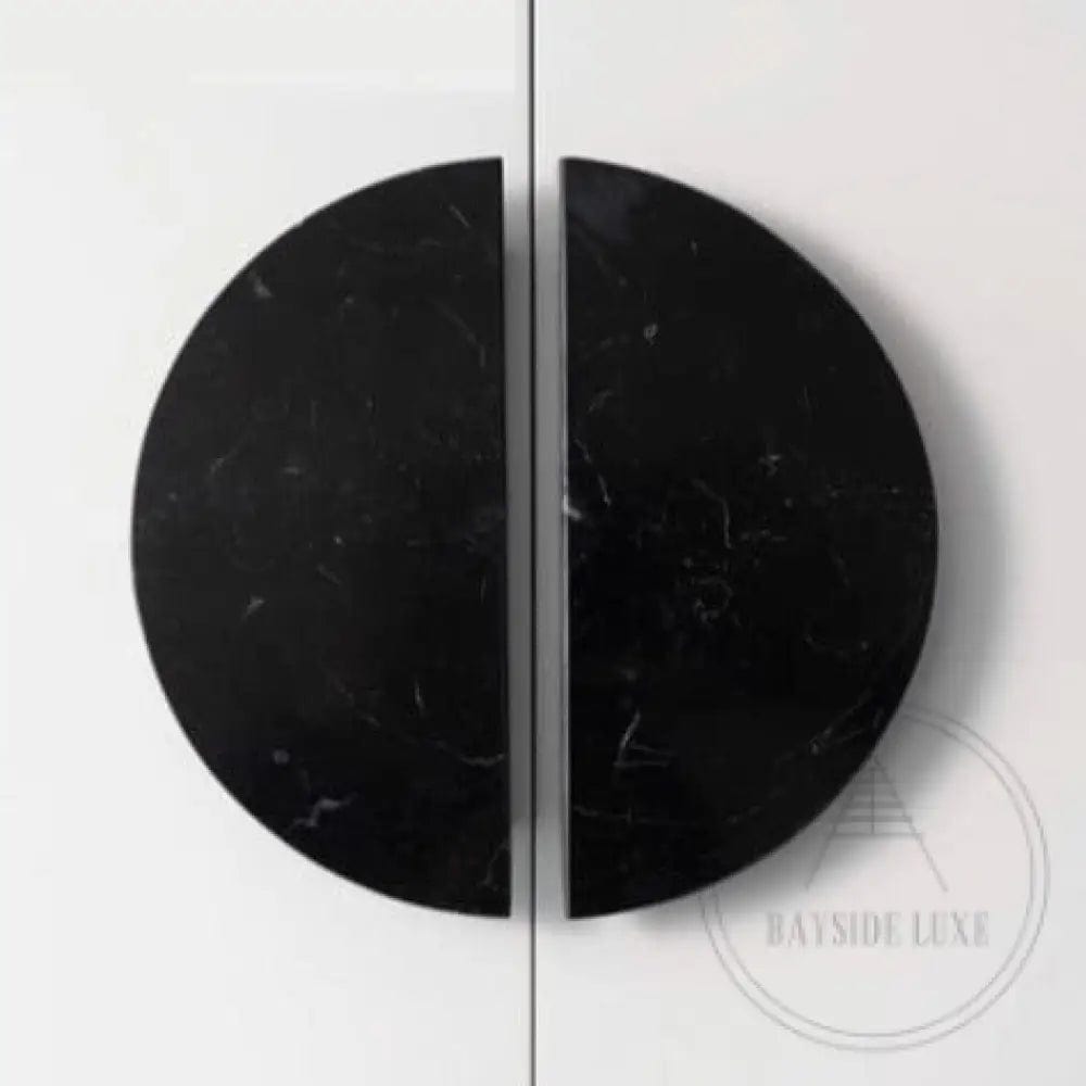 Cabinet Knobs & Handles Bayside Luxe - The Portsea Night Sky Marble Handle Set