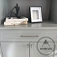Cabinet Knobs & Handles Bayside Luxe - The Toorak - Dark Gunmetal Grey Luxe Cabinetry Handles