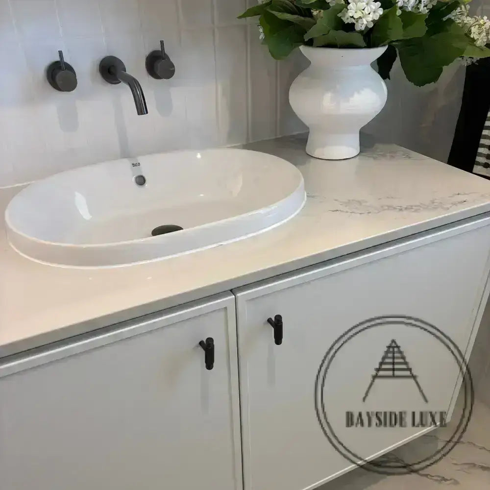 Cabinet Knobs & Handles Bayside Luxe - The Toorak - Dark Gunmetal Grey Luxe Cabinetry Handles