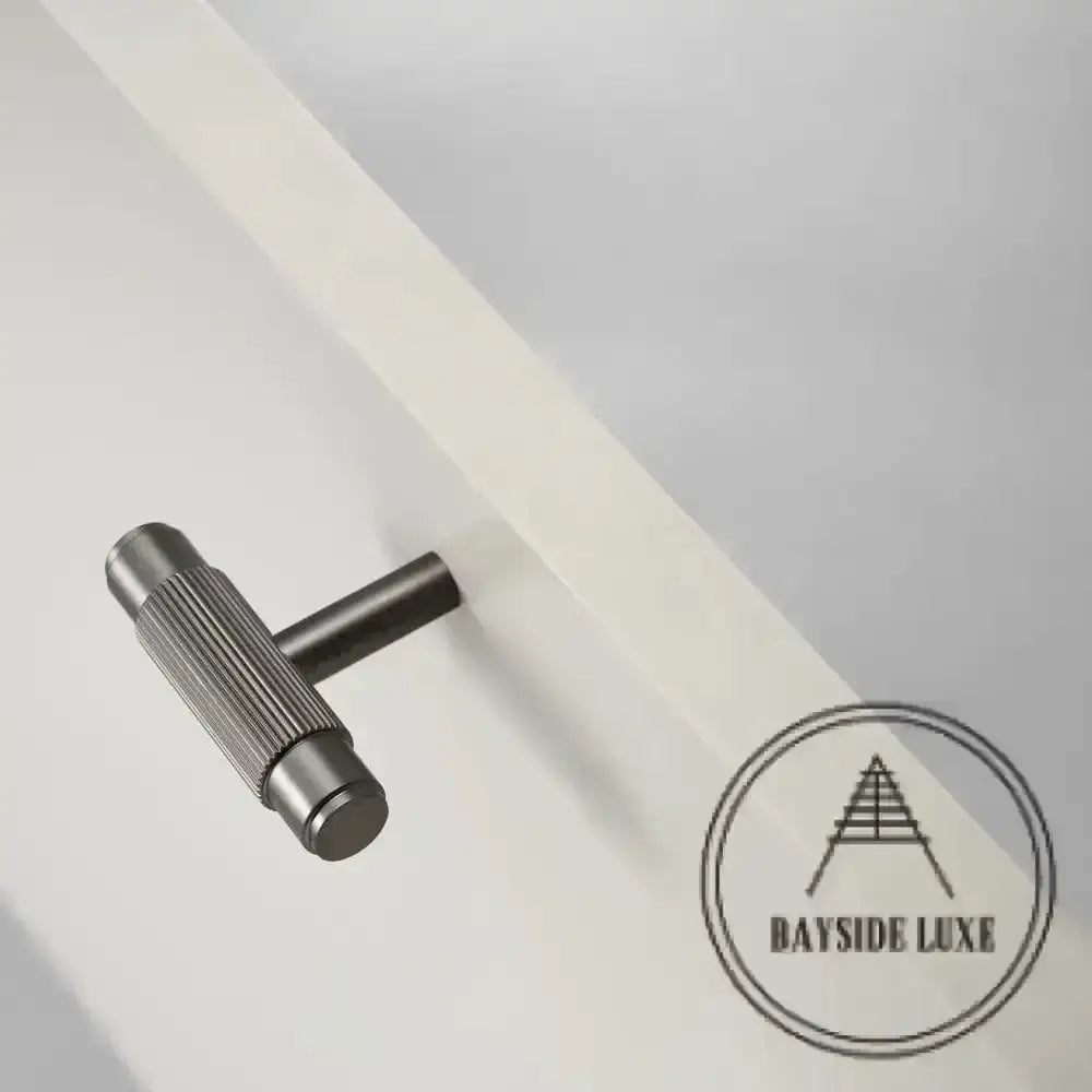 Cabinet Knobs & Handles Bayside Luxe - The Toorak - Dark Gunmetal Grey Luxe Cabinetry Handles