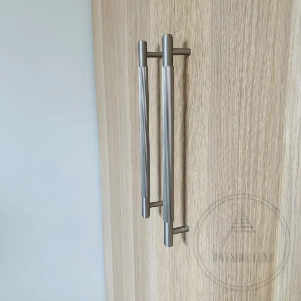 Cabinet Knobs & Handles Bayside Luxe - The Toorak - Nickel Silver Luxe Cabinetry Handles