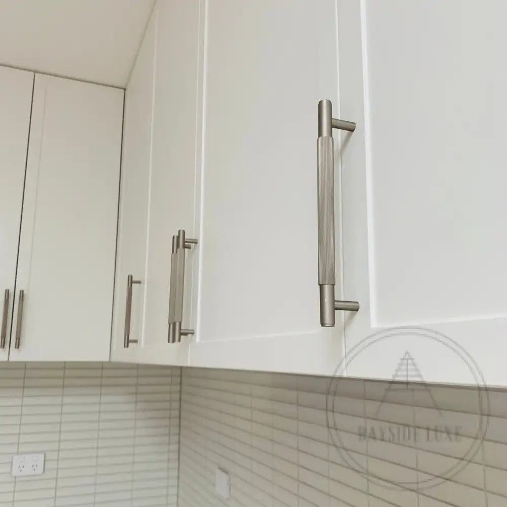 Bayside Luxe - The Toorak - Nickel Silver Luxe Cabinetry Handles Bayside Luxe - The Toorak - Nickel Silver Luxe Cabinetry Handles