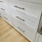 Cabinet Knobs & Handles Bayside Luxe - The Toorak - Nickel Silver Luxe Door Handles 132mm - 260mm