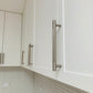 Cabinet Knobs & Handles Bayside Luxe - The Toorak - Nickel Silver Luxe Door Handles 132mm - 260mm