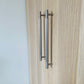 Cabinet Knobs & Handles Bayside Luxe - The Toorak - Nickel Silver Luxe Door Handles 132mm - 260mm