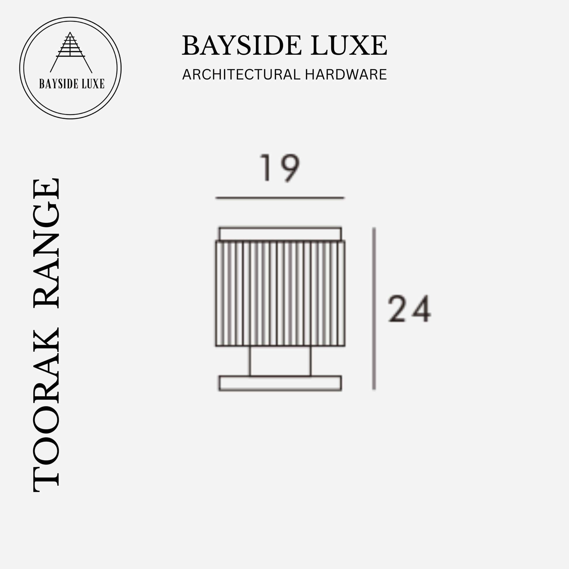 Cabinet Knobs & Handles Bayside Luxe - The Toorak - Satin Brass Luxe Cabinetry Handles