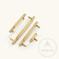 Cabinet Knobs & Handles Bayside Luxe - The Toorak - Satin Brass Luxe Cabinetry Handles