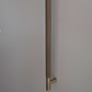 Cabinet Knobs & Handles Bayside Luxe - Toorak Linear Knurled Antique Brass Single Door Handle