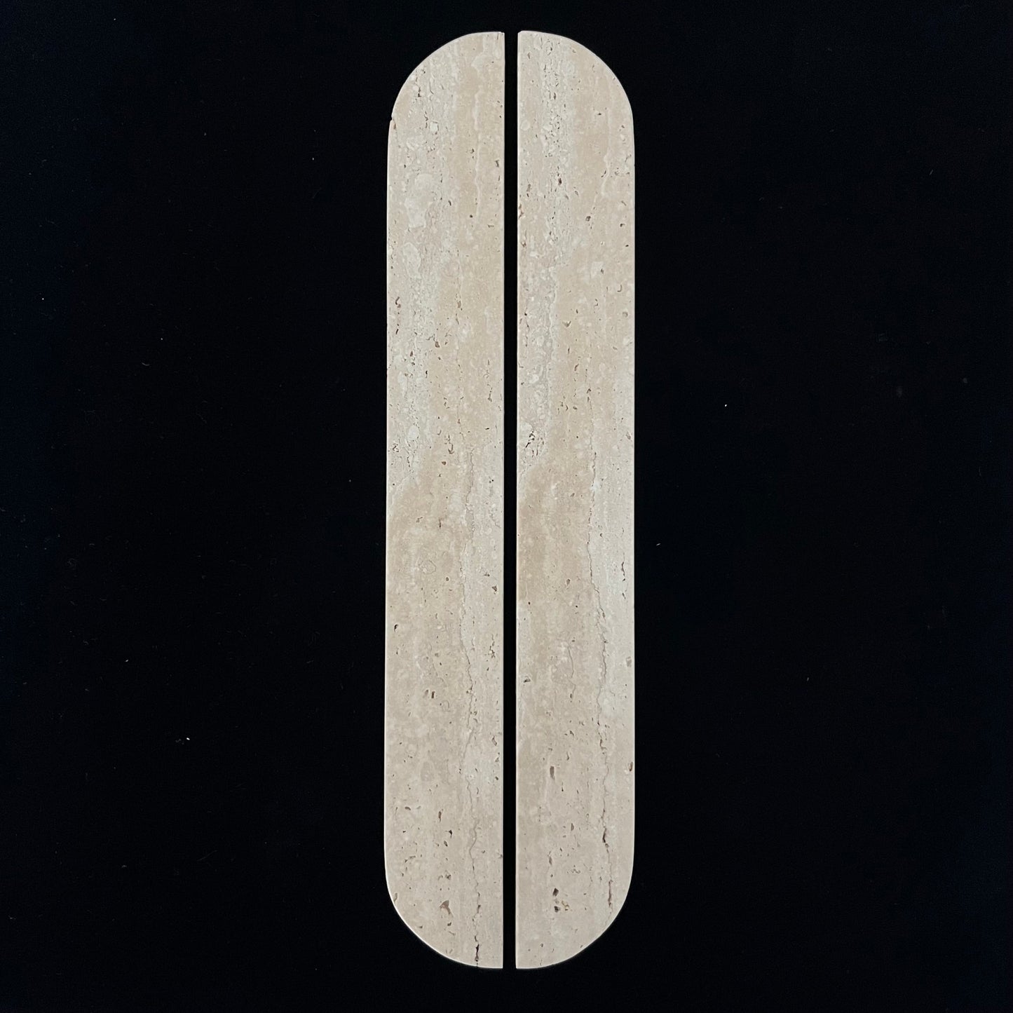 Cabinet Knobs & Handles Bayside Luxe Travertine Cabinetry Handles -  320mm (Pair)