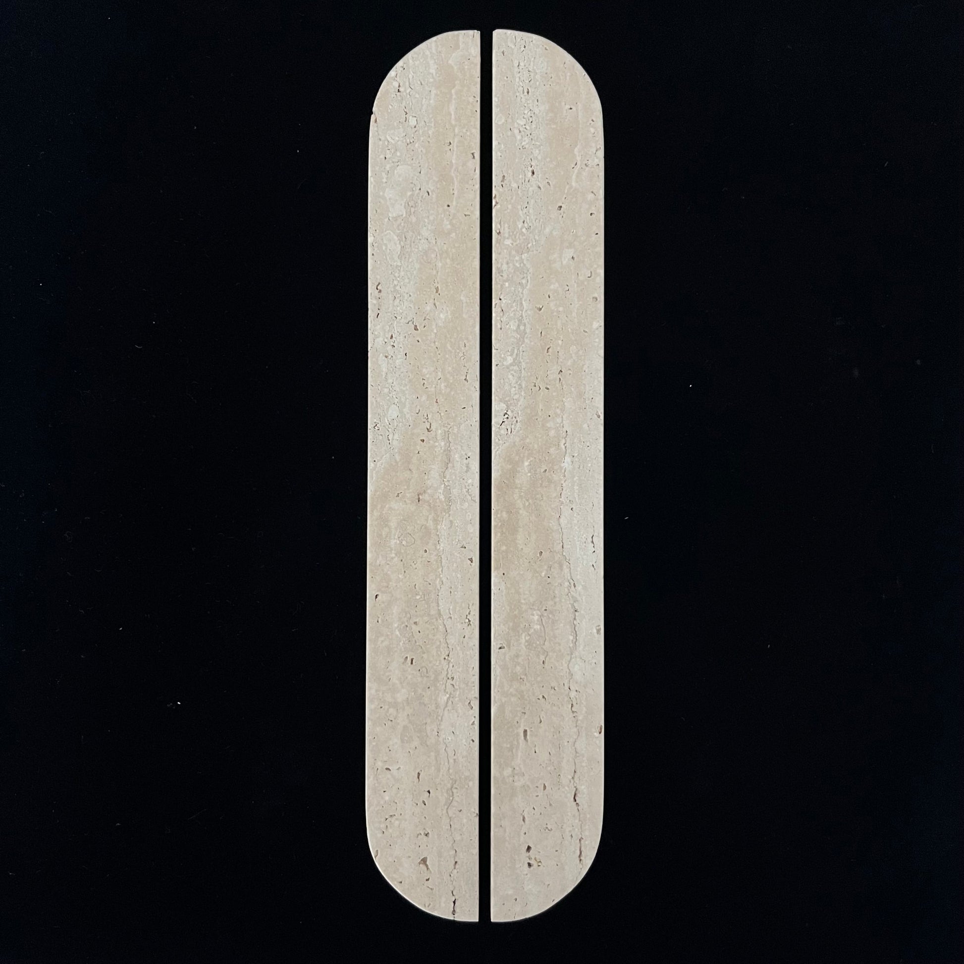 Cabinet Knobs & Handles Bayside Luxe Travertine Cabinetry Handles -  320mm (Pair)